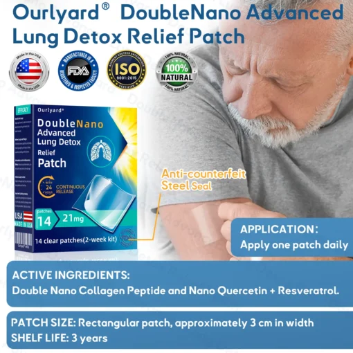 𝐎𝐮𝐫𝐥𝐲𝐚𝐫𝐝® 𝐃𝐨𝐮𝐛𝐥𝐞𝐍𝐚𝐧𝐨 𝐀𝐝𝐯𝐚𝐧𝐜𝐞𝐝 𝐋𝐮𝐧𝐠 𝐃𝐞𝐭𝐨𝐱 𝐑𝐞𝐥𝐢𝐞𝐟 𝐏𝐚𝐭𝐜𝐡