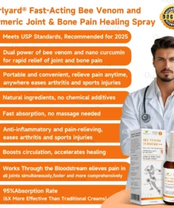 Ourlyard® Fast-Acting Bee Venom and Turmeric Joint & Bone Pain Healing Spray