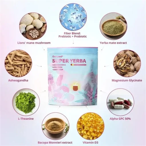 Ourlyard® Fat Burning & Blood Sugar Support Super Yerba Mate Instant Tea Powder