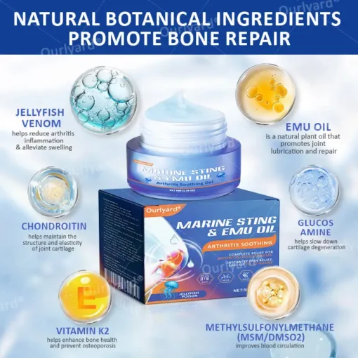 Ourlyard® Marine Sting & Emu Oil Arthritis Soothing Gel