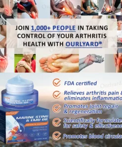 Ourlyard® Marine Sting & Emu Oil Arthritis Soothing Gel
