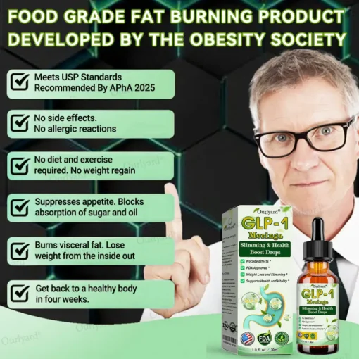 Ourlyard® 𝐆𝐋𝐏-𝟏 𝐌𝐨𝐫𝐢𝐧𝐠𝐚 𝐒𝐥𝐢𝐦𝐦𝐢𝐧𝐠 & 𝐇𝐞𝐚𝐥𝐭𝐡 𝐁𝐨𝐨𝐬𝐭 𝐃𝐫𝐨𝐩𝐬