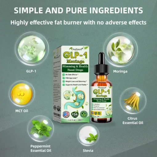 Ourlyard® 𝐆𝐋𝐏-𝟏 𝐌𝐨𝐫𝐢𝐧𝐠𝐚 𝐒𝐥𝐢𝐦𝐦𝐢𝐧𝐠 & 𝐇𝐞𝐚𝐥𝐭𝐡 𝐁𝐨𝐨𝐬𝐭 𝐃𝐫𝐨𝐩𝐬