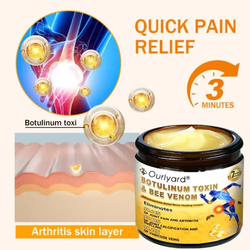 Ourlyard® Botulinum Toxin & 𝐁𝐞𝐞 𝐕𝐞𝐧𝐨𝐦 𝐏𝐚𝐢𝐧 𝐑𝐞𝐥𝐢𝐞𝐟 & 𝐁𝐨𝐧𝐞 𝐇𝐞𝐚𝐥𝐢𝐧𝐠 𝐃𝐮𝐚𝐥 𝐀𝐜𝐭𝐢𝐨𝐧 𝐒𝐨𝐨𝐭𝐡𝐢𝐧𝐠 𝐂𝐫𝐞𝐚𝐦