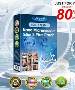 Ourlyardf® NAD+ GLP-1 Nano Microneedle Patch with Collagen & Matrixyl 3000