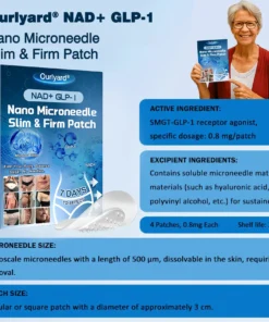 Ourlyardf® NAD+ GLP-1 Nano Microneedle Patch with Collagen & Matrixyl 3000