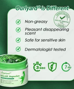 Ourlyard® Advanced Magnesium & Emu Oil Massage Pain Relief Gel