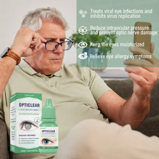 Ourlyard® OptiClear DualTech Eye Drops