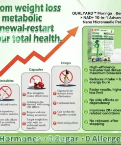 Ourlyard™ 𝙈𝒐𝒓𝒊𝒏𝒈𝗮 𝗕𝗲𝗿𝗯𝐞𝐫𝐢𝐧𝙚 𝙉𝑨𝑫 𝟏𝟎-𝙞𝙣-𝟏 𝘼𝒅𝒗𝒂𝒏𝒄𝒆𝐝 𝐍𝐚𝐧𝙤 𝙈𝙞𝙘𝙧𝙤𝙣𝒆𝒆𝒅𝒍𝐞 𝐏𝐚𝐭𝙘𝙝(𝐉𝐮𝐬𝐭 𝐨𝐧𝐜𝐞 𝐚 𝐝𝐚𝐲. 𝐯𝐢𝐬𝐢𝐛𝐥𝐞 𝐜𝐡𝐚𝐧𝐠𝐞𝐬 𝐢𝐧 𝟕 𝐝𝐚𝐲𝐬) 𝐅𝐨𝐫 𝐨𝐛𝐞𝐬𝐢𝐭𝐲. .𝐝𝐢𝐚𝐛𝐞𝐭𝐞𝐬. 𝐬𝐥𝐞𝐞𝐩 𝐚𝐩𝐧𝐞𝐚. 𝐣𝐨𝐢𝐧𝐭 𝐢𝐬𝐬𝐮𝐞𝐬. 𝐚𝐧𝐝 𝐦𝐨𝐫𝐞